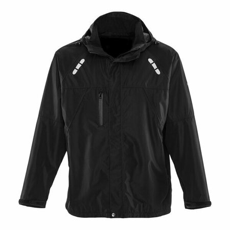 REFRIGIWEAR Black Light Weight Rainwear Jacket 9190RBLK2XL 4769190BK2X